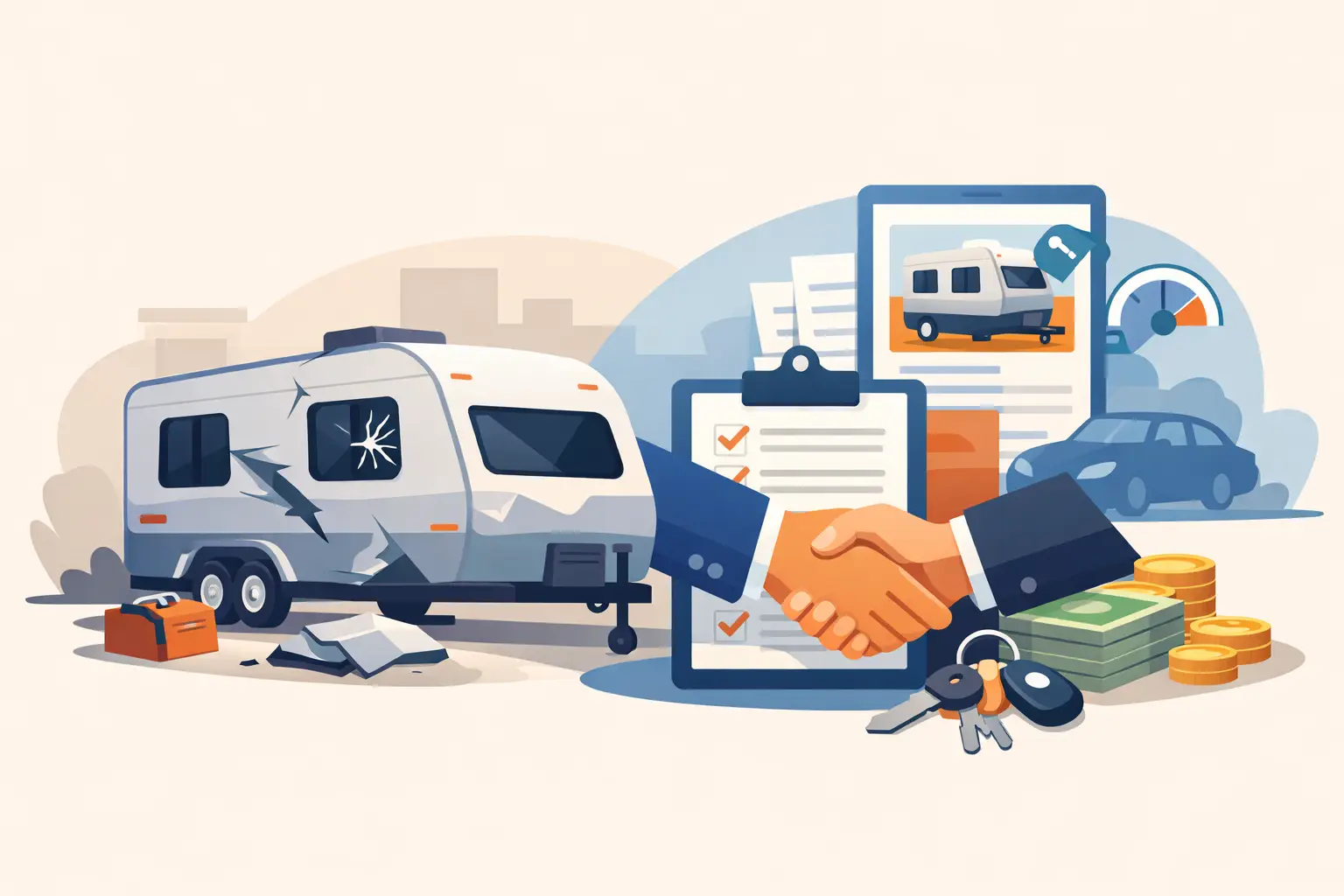 How to Sell a Damaged Trailer Quickly
