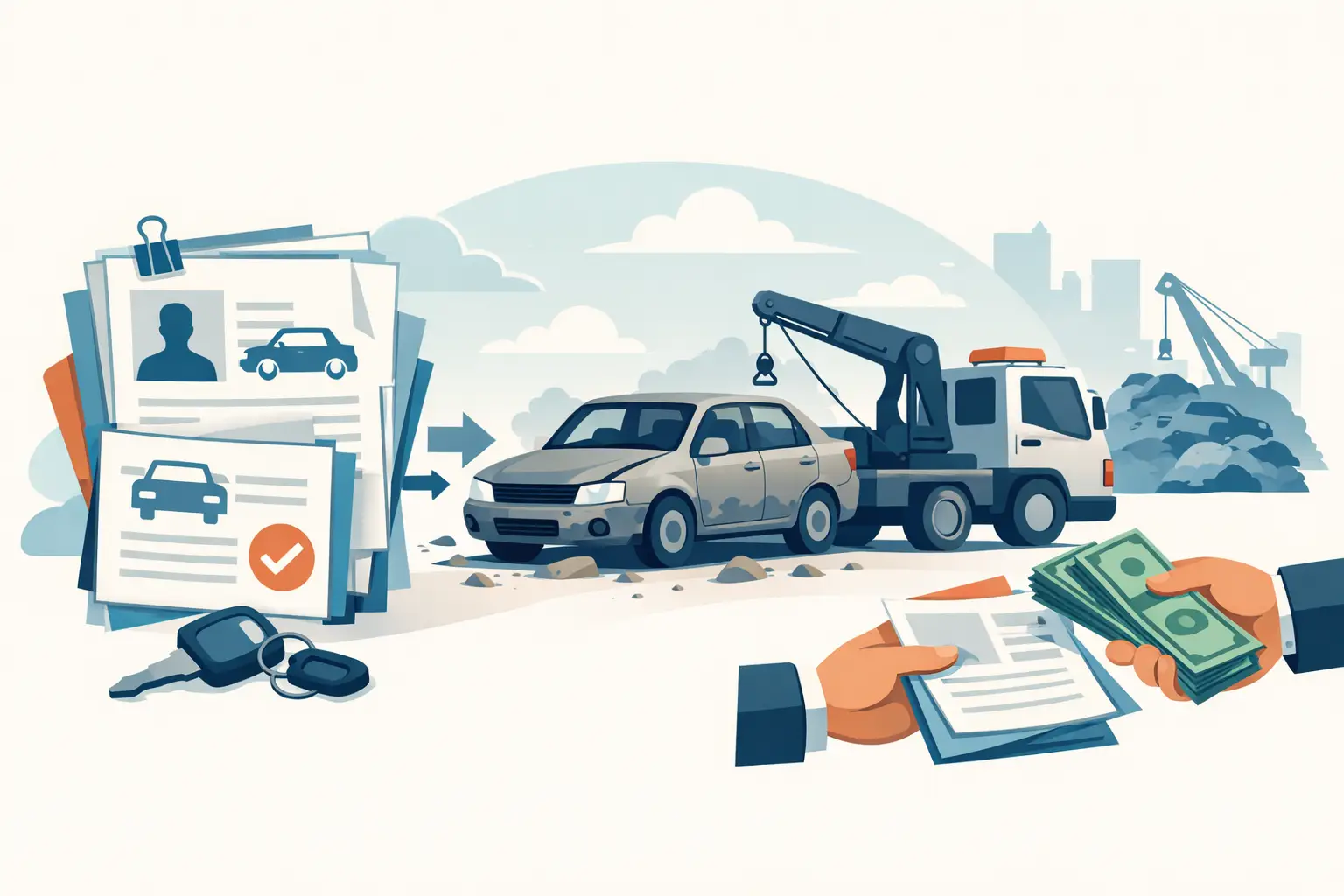 What Paperwork to Junk a Car Fast
