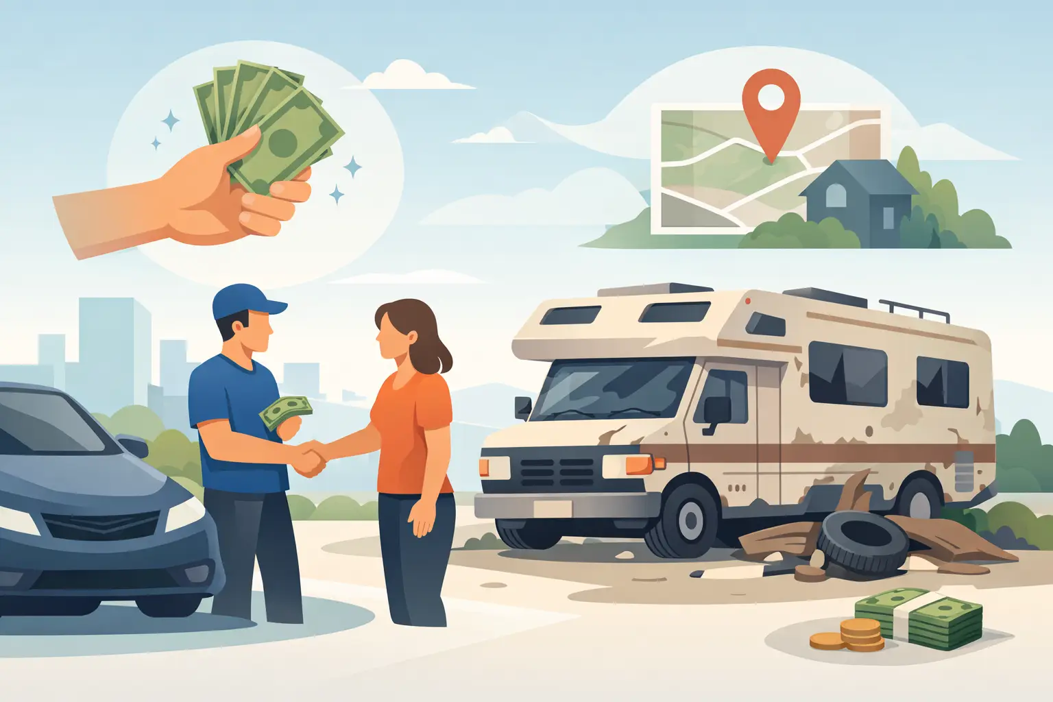 Who Buys Junk RV Near Me for Cash?