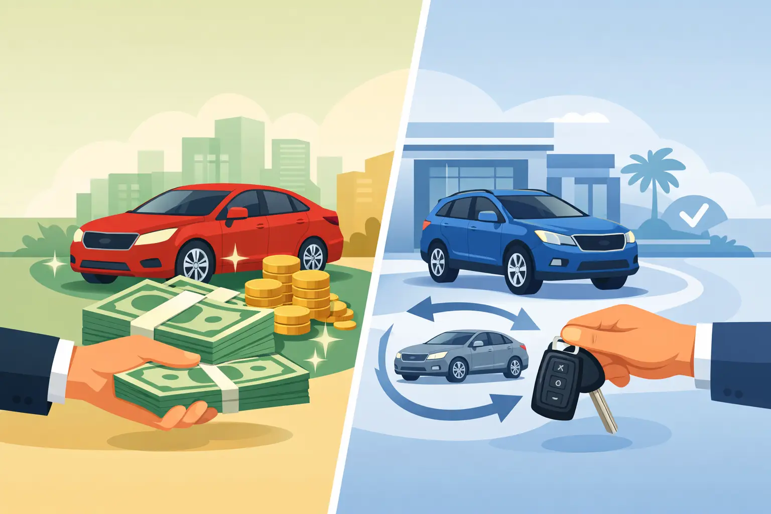 Cash for Cars Versus Trade In: Which Pays More?