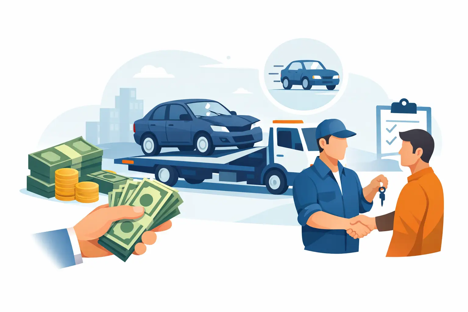 Cash for Unwanted Cars Done Fast