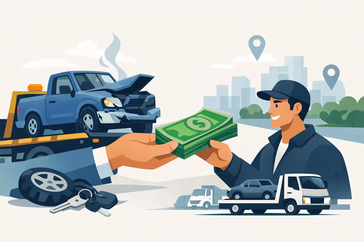 Who Buys Broken Trucks for Cash Near You?